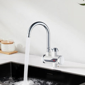 <span class=keywords><strong>Robinet</strong></span> de cuisine et salle de bain à double usage, à affichage numérique instantané, monocommande, monotrou, avec cartouche céramique, pour chauffe-eau - Product Image 4