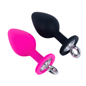 Tapón <span class=keywords><strong>Anal</strong></span> de Silicona con Anillo de Tracción, Diamante, Ano, SM, Portátil, Juguetes Sexuales para Adultos, Masturbación - Product Image 3