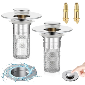 Sanipro chống tắc nghẽn chống ăn mòn phòng tắm Chất Thải Bồn Rửa cắm thoát nước lọc pop-up bồn tắm vòi hoa sen sàn cống lưu vực - Product Image 2