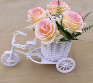Decorazione per soggiorno interno <span class=keywords><strong>in</strong></span> seta <span class=keywords><strong>fiore</strong></span> di plastica Bouquet di fiori artificiali decorazione per <span class=keywords><strong>auto</strong></span> piccola decorazione <span class=keywords><strong>in</strong></span> vaso - Product Image 5
