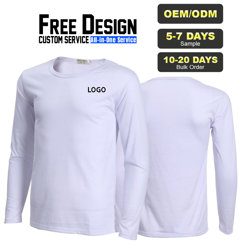 Custom Logo Printing Modal Fabric Long Sleeve T-shirt For Men Women Children Quick Dry Breathable Moisture Wicking Tee Shirts