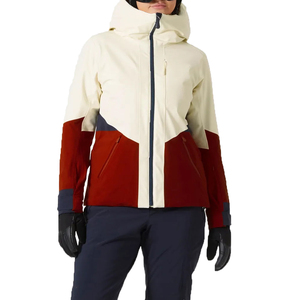 Logo personnalisé <span class=keywords><strong>tendance</strong></span> <span class=keywords><strong>veste</strong></span> d'hiver patchwork zippée pour femmes coupe-vent <span class=keywords><strong>veste</strong></span> <span class=keywords><strong>de</strong></span> <span class=keywords><strong>ski</strong></span> confortable et chaude pour femmes - Product Image 5