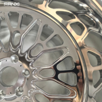 Jantes larges à rebord profond chromées polies pour camion 6x135 8x170 8x180 8x6.5 6x5.5 8 trous pour F150 F250 F350 Silverado1500 2500 3500