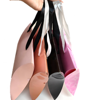 Boîte cadeau en papier pour extensions de cheveux, personnalisable avec logo, vente en gros, économique, avec ruban, poignée et cordon pour l'expédition