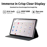 Tablet PC Layar Incell 15.6 inci 1920*1080, Helio G99 Octa Core, RAM 8GB, ROM 128GB, Kamera 13MP 5MP, Tablet Android dengan Casing Pelindung