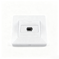 Boîtier mural ABS 86 ports Type 2 pour fibre optique FTTH, panneau de prise pour adaptateur SC LC, boîte de raccordement optique intérieure