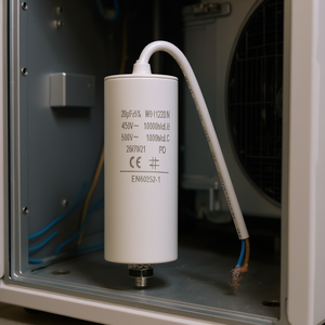 Condensateur 20uF 450V avec câble pour pièces de réfrigération - Product Image 3