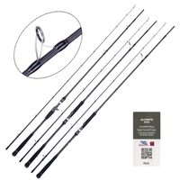 Canne à pêche spinning Lurekiller Force Plus X-Ride 2.7-2.9M en fibre de carbone avec guides Fuji, puissance moyenne-lourde (MH), pour la pêche en mer au bar et en rive.