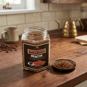 CAFÉ INSTANTÁNEO DE VIETNAM, Liofilizado, Alto en Cafeína, Sabor Neutro, Frasco de 100g, Café Puro Delicioso, 100% Puro, Café de Alta Calidad - Product Image 3