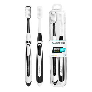 Cepillo de Dientes Banner con Cerdas Suaves, Paquete de Dos, Cuidado de las Encías, Uso en Viajes - Product Image 5