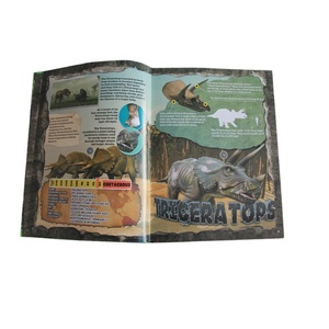 Libros de tapa dura de dinosaurio educativo para niños Impresión offset de papel reciclado empaquetada en cartón - Product Image 5