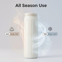 Bouteilles d'eau isothermes sous vide en acier inoxydable 304, double paroi, sans BPA, écologiques, 600 ml, personnalisables
