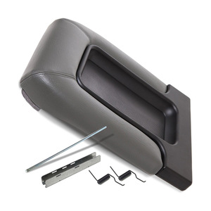 Chevrolet Center Console Armrest Cover 19127366 Gray <b>Storage</b> <b>Box</b> Leather Fitment - Product Image 3