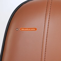 Chaise de salle à manger moderne et minimaliste de style européen, chaise en cuir de luxe légère avec dossier, adaptée à la maison, style nordique.