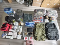 Kit de survie d'urgence OEM 72 heures pour 2 personnes, équipement de défense personnelle, sac de couchage en polyester, personnalisé