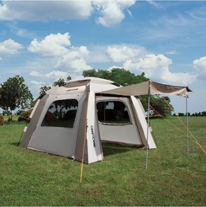 Tente en maille CAMPTOWN ELPASO 400, tente instantanée avec poteaux en fibre de verre, plafond haut, ventilation à 360°, anti-insectes, tente d'extérieur - Product Image 5