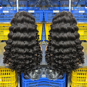 Pelucas de Cabello Vietnamita Sin Pegamento 5x5, Ondas Sueltas, Cabello Virgen con Cutícula Alineada, Doble Trama, Proveedor Mayorista de Materia Prima de Vietnam - Product Image 2