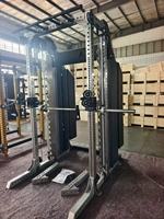 ZY Commercial Smith Machine Functional Trainer Dual Cable Crossover Power Rack Tout-en-un Équipement d'entraînement de force pour salle de sport