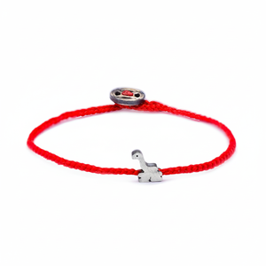 <b>Cute</b> Animal Shape Rope Red Knitting Minimal Stylish Plain Charm <b>Bracelet</b> Wholesale 925 Sterling Silver Fine Jewelry - Product Image 2