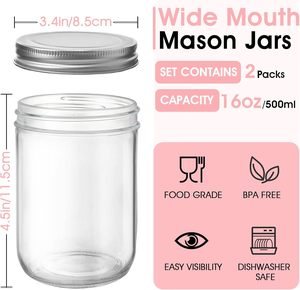 120ml 200ml 250ml 300ml 350ml 400ml 450ml <b>600ml</b> 650ml Caviar <b>Jar</b> Mason Cup Hot Sauce <b>Jam</b> <b>Glass</b> <b>Jars</b> with Curled Tinplate Lid - Product Image 2