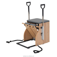 Chaise Wunda en bois d'érable massif détachable et durable pour exercices multiples intégrés, Pilates, Yoga et entraînement corporel en studio – Vente en gros