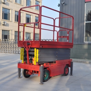 Nền tảng trên không 6M 8M 10m 12M 14m lực kéo skylift di động nâng lên giàn giáo 500kg thủy lực Scissor Lift - Product Image 2