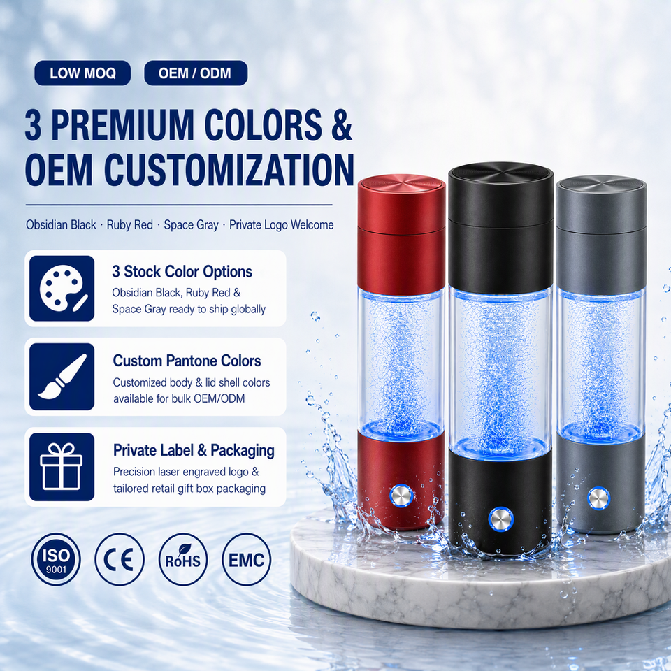 Intelligent Hydrogen Rich Water Generator Bottle SPE PEM Technology ...