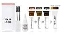 Flora Ruby Henna Teinture pour sourcils et cils, Crème teintante hybride pour sourcils, Gel teintant pour cils, Kit de teinture pour sourcils et cils, Marque privée