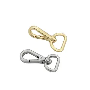 3 points zinc alloy dog buckle inner bag hook buckle luggage hardware accessories gold and silver metal hook