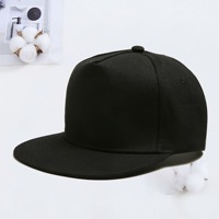 OEM 5-panel flat brim snapback pet, blanco katoenen baseballcap, custom borduurwerk, print, performance fleece, groothandel