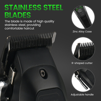 Tondeuse à cheveux rechargeable PRITECH Custom New Hair Cut Machine, 9000 tr/min, professionnelle, haute vitesse, avec rasoir.