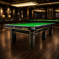 Table de billard PUSHIZHE 7ft 8ft 9ft, multi-jeux (8 boules chinoises, 9 boules américaines, snooker), avec plateau en ardoise, pour usage domestique et commercial