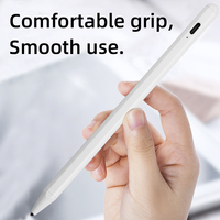 Stylet numérique intelligent à détection d'inclinaison, pointe remplaçable, chargement USB, pointe disque en plastique, attraction magnétique pour