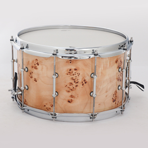 Peinture laquée brillante Finition Blue Color Burl Maple 14 ''Caisse claire avec cerceaux de 3.0mm - Product Image 5