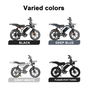 QMWHEE EU AU STOCK Professional Fat Tire Bike S20 Pro for Adult 250W All Terrain Ebike Snow Sand and Mountain Adventure S20 Pro - Product Image 4