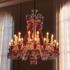 Lusso maria theresa party soffitto interno lampada a sospensione <span class=keywords><strong>in</strong></span> <span class=keywords><strong>cristallo</strong></span> per matrimonio hotel antico lampadario a candela - Product Image 2
