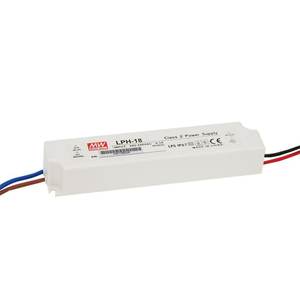 หมายถึง LPH-18 18W 24V สวิตช์แรงดันไฟฟ้าคงที่750mA แหล่งจ่ายไฟ LED ช่องเดียวแปลง AC-DC ผลิตในประเทศจีน - Product Image 1