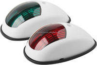 2 pièces Feux de positionnement LED 12V 24V pour bateau, lampe de signalisation marine, accessoires de yacht, feux de camion et remorque rouge et vert