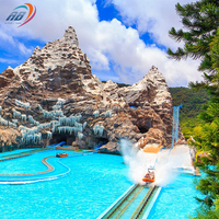 Parc aquatique extérieur Thrill Rides : Projet de toboggan aquatique Speed Sprint et montagnes russes aquatiques à vendre