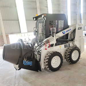 Envío gratis, tipo de rueda, motor diésel importado, equipo de construcción de edificios, maquinaria, MINICARGADORA - Product Image 6