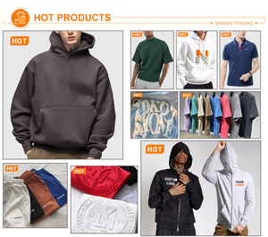 Camisetas de Lujo para Hombre, Estilo Hip Hop Urbano, Estilo Chino, Holgadas, de Gran Tamaño, 100% Algodón, 240 g/m², Estampadas, Transpirables - Product Image 5