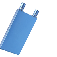 Bloc de refroidissement à eau en aluminium bleu de 40*80*12MM pour ordinateur portable et CPU