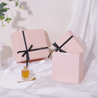 Caja de Regalo de Lujo con Logotipo Grabado Personalizado para una Identidad de Marca Moderna, Caja de Empaque Premium para Sets de Regalo con Cinta