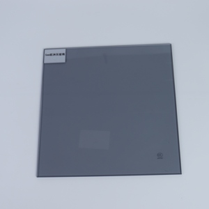 Verre flotté gris teinté européen de 5 mm pour murs-rideaux et fenêtres à économie d'énergie - Product Image 1