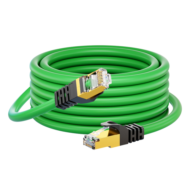Cat6A Industrial Ethernet Cable 26AWG SSTP Shielded 10Gbps Highly Flexible Drag Chain 10 Million Cycles for Camera and Switch