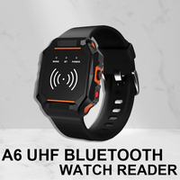 Lector de RFID UHF Portátil y Compacto con Sistema Android, Resistente al Agua IP65, Escáner de Reloj de Pulsera para Gestión de Inventario y Gestión de Activos