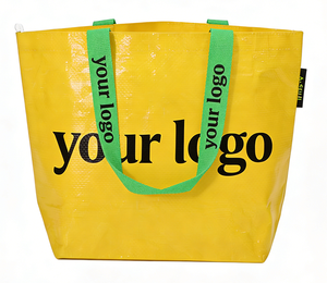 Bolsas de Compras Promocionales Impermeables con Logotipo Personalizado, Recubiertas, Recicladas, Laminadas, con Doble Asa, Ecológicas, de Polipropileno Tejido - Product Image 1