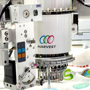 16Heads Round Head Industrial Embroidery Machine Manufacturer High Quality Durable Structure With Cording Device - Product Image 4