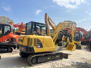 Used KOMATSU PC56-7 PC56-8 Hydraulic Crawler Excavator 5 Ton Mini Digger <b>Construction</b> <b>Machinery</b> PC56-8 for Sale - Product Image 3