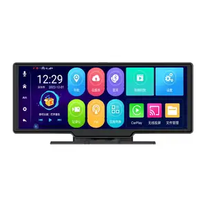 10.26 inç 4 + 64GB Android 10 oto araba dvr'ı 4G WiFi ADAS Dashboard Dash kamera GPS Navi Carplay dikiz aynası kamera Video kaydedici